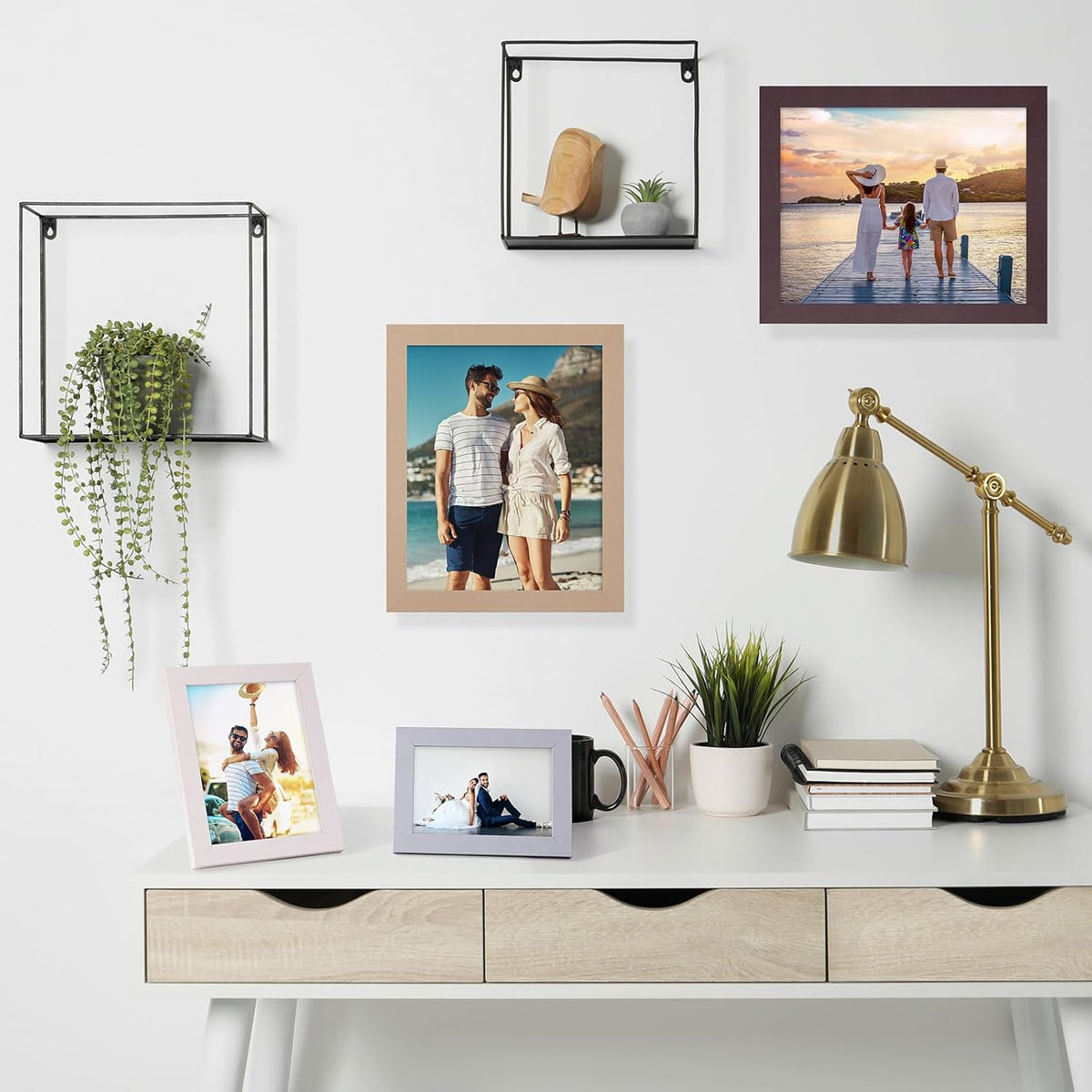 Funtopia 10 Pack Picture Frames Set, Picture Frames Collage Home Wall Decor