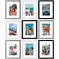 Vittanly 8x10 Picture Frames Set of 9 for Wall or Tabletop Display, Gold