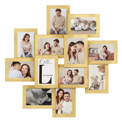 SONGMICS 12-Pack 4 x 6 Collage Picture Frames with Glass Front