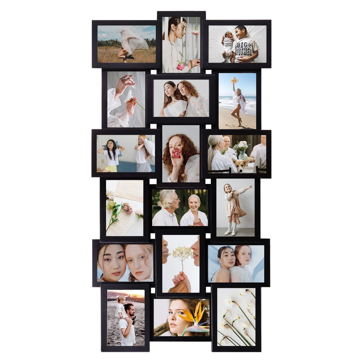 J.M.Deco Collage Picture Frames for Wall Decor-4 x 6 Photo Frames Gallery