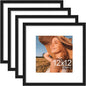 Vittanly 8x10 Picture Frames Set of 4, for Wall or Tabletop, Pale Pink