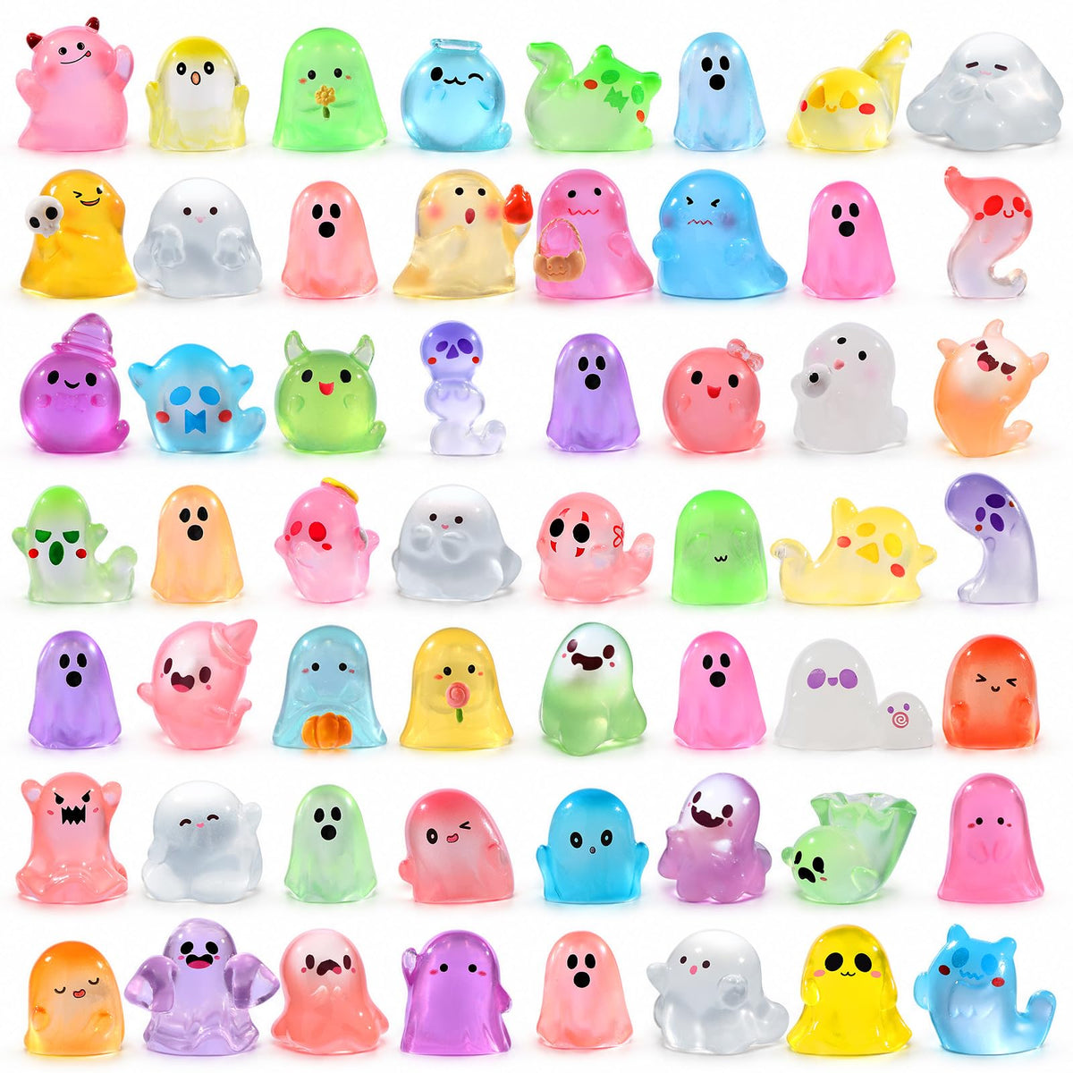 DIYDEC 40pcs Mini Resin Animal 40 Styles Tiny Resin Animals Miniature Little Small Animal Figures Bulk for Micro Fairy Garden Landscape Accessories Dollhouse Hide Crafts Decor Aquarium Toys