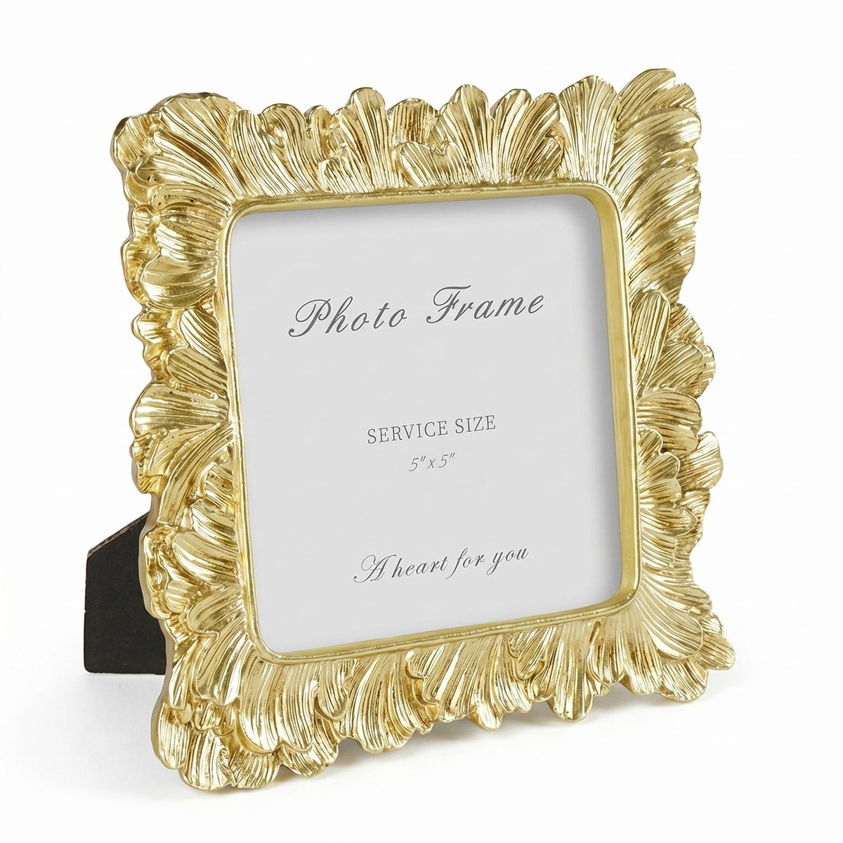 Cuspin 4x6 Vintage Picture Frame Gold Ornate Resin Arched Photo Frame
