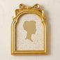 AceOrbit 4x6 Inch Light Blue Petal Arched Picture Frame Cute Scalloped