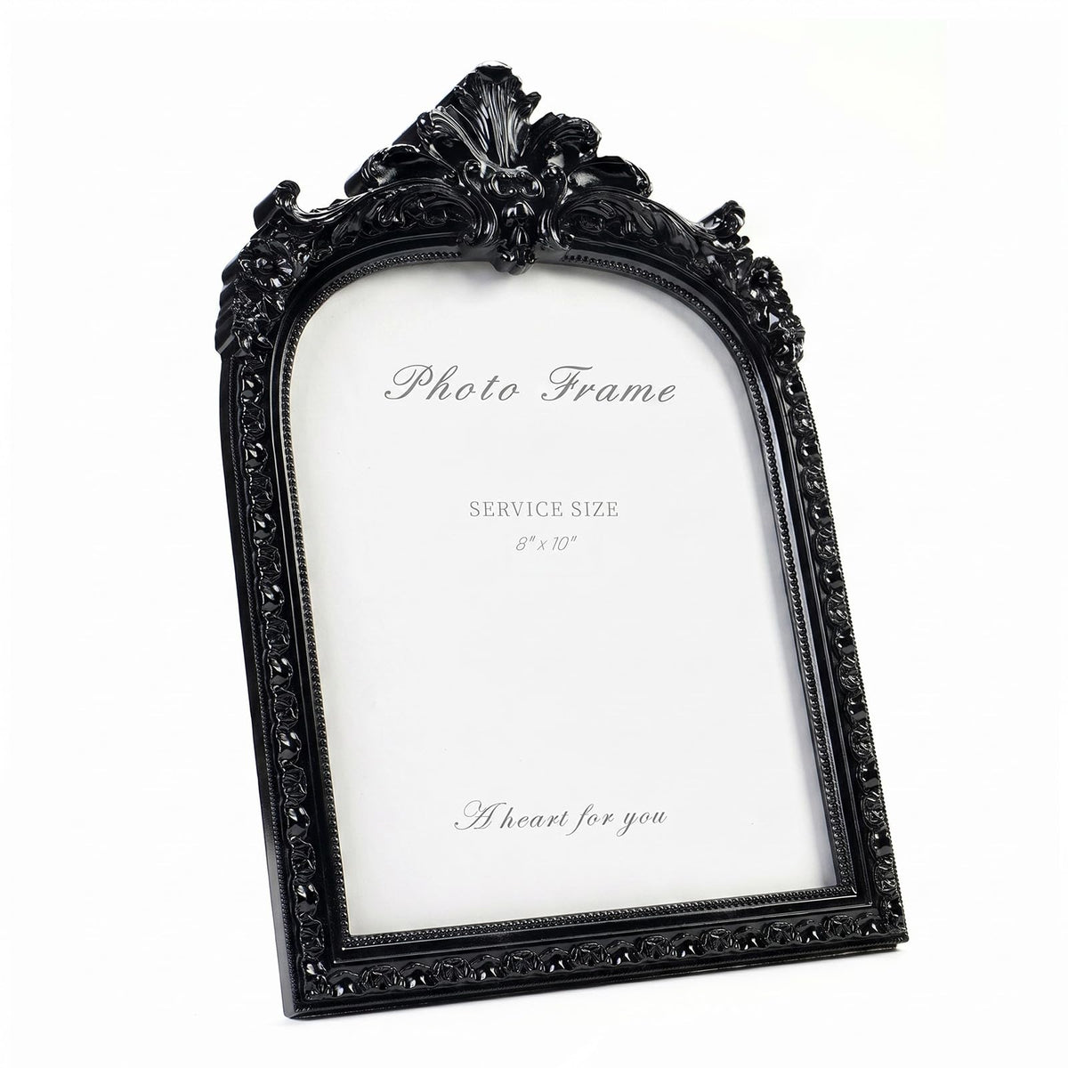 Cuspin 4x6 Vintage Picture Frame Gold Ornate Resin Arched Photo Frame