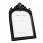 Cuspin 4x6 Vintage Picture Frame Gold Ornate Resin Arched Photo Frame