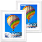 FIXSMITH 5x7 Picture Frame Bulk-4 Pack, Gold Picture Frames Collage Wall Decor, Wall & Tabletop Picture Frames, Photo Frame with HD Plexiglass, Display Pictures 4x6 with Mat or 5x7 Without Mat
