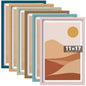 8 x 10, 5 x 7, 4 x 6 Picture Frame Set of 6, Boho Colorful Photo Frames