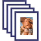 Vittanly 8x10 Picture Frames Set of 4, for Wall or Tabletop, Pale Pink