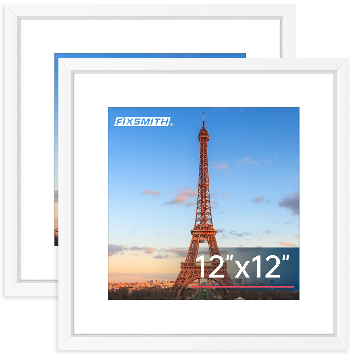 FIXSMITH 10 Pack Picture Frames Collage Wall Decor for Mounting or Tabletop Display, Gallery Wall Frame Set with Two 8x10 Black Frames, Four 5x7 Frames and Four 4x6 Frames, Multi-Pack Photo Frame Set