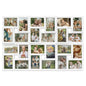 J.M.Deco Collage Picture Frames for Wall 24 Slots, Large Photo Frame Collage Wall Hanging for 4 x 6 Photo, Christmas Gift for Family or Friends - Retro Gold