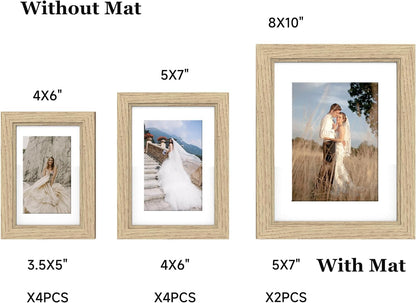Povrgive Picture Frames Collage Wall Decor, Gallery Wall Frame Set of 10