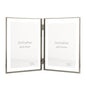 Gold 8x10'' Floating Frame Set of 2,For Photo Sizes( 5x7'',6x8'',7x9''),Beautiful Metal Beaded Edge Frames Adjustable Tabletop/Shelf Photo Frame,Classy Gift Choice for Wedding