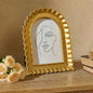 AceOrbit 4x6 Inch Light Blue Petal Arched Picture Frame Cute Scalloped