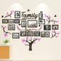 Picture Frames Collage Wall Decor - Family Tree Wall Decor for Living Room 4x6 5x7 8x10 11x14 3D DIY-Acrylic Family Wall Decor Photo Collage Frame for Wall