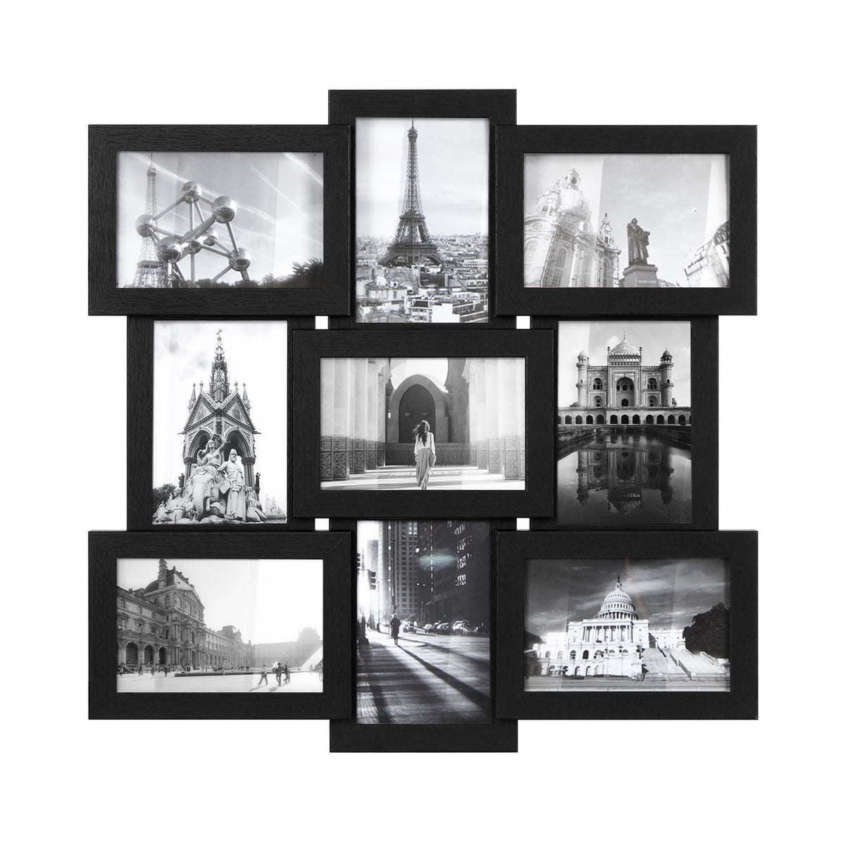 SONGMICS Collage Picture Frames, 4 x 6 for Wall Decor, Set of 12