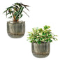 Melphoe Self Watering Pots for Indoor Plants Planter, 4.3 Inch 2 Pack Planters Self Watering Plant Pots for Flower, Houseplants, Succulent, African Violets and Cactus with Drainage