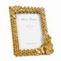 Cuspin 4x6 Vintage Picture Frame Gold Ornate Resin Arched Photo Frame