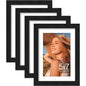 Vittanly 8x10 Picture Frames Set of 4, for Wall or Tabletop, Pale Pink