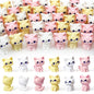 60 Pcs Mini Resin Dog Figures Puppy Animal Miniature Figurines