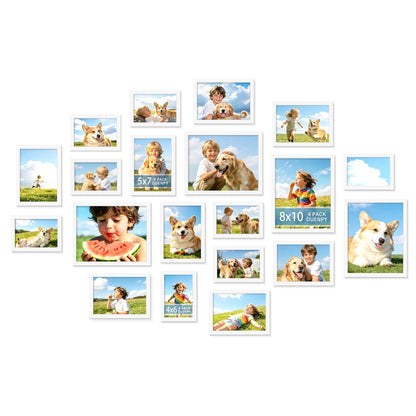 DUENPY 12 Pack Gallery Collage Frame Mixed Sizes Black