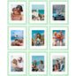 Vittanly 8x10 Picture Frames Set of 9 for Wall or Tabletop Display, Gold