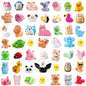 DIYDEC 40pcs Mini Resin Animal 40 Styles Tiny Resin Animals Miniature Little Small Animal Figures Bulk for Micro Fairy Garden Landscape Accessories Dollhouse Hide Crafts Decor Aquarium Toys