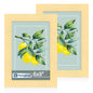 Hongkee 5x7 Picture Frame Set of 2, Real Glass and Wood Frame for Mat 4x6