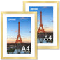 FIXSMITH 10 Pack Picture Frames Collage Wall Decor for Mounting or Tabletop Display, Gallery Wall Frame Set with Two 8x10 Black Frames, Four 5x7 Frames and Four 4x6 Frames, Multi-Pack Photo Frame Set