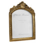 Cuspin 4x6 Vintage Picture Frame Gold Ornate Resin Arched Photo Frame