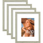 Vittanly 8x10 Picture Frames Set of 4, for Wall or Tabletop, Pale Pink