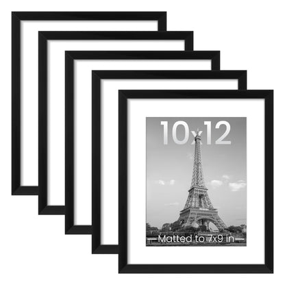 upsimples 11x14 Picture Frame, Gallery Wall Frames Set of 5, Gold