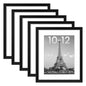 upsimples 11x14 Picture Frame, Gallery Wall Frames Set of 5, Gold