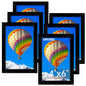 FIXSMITH 10 Pack Picture Frames Collage Wall Decor for Mounting or Tabletop Display, Gallery Wall Frame Set with Two 8x10 Black Frames, Four 5x7 Frames and Four 4x6 Frames, Multi-Pack Photo Frame Set