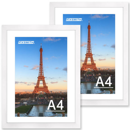 FIXSMITH 10 Pack Picture Frames Collage Wall Decor for Mounting or Tabletop Display, Gallery Wall Frame Set with Two 8x10 Black Frames, Four 5x7 Frames and Four 4x6 Frames, Multi-Pack Photo Frame Set