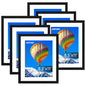 FIXSMITH 10 Pack Picture Frames Collage Wall Decor for Mounting or Tabletop Display, Gallery Wall Frame Set with Two 8x10 Black Frames, Four 5x7 Frames and Four 4x6 Frames, Multi-Pack Photo Frame Set