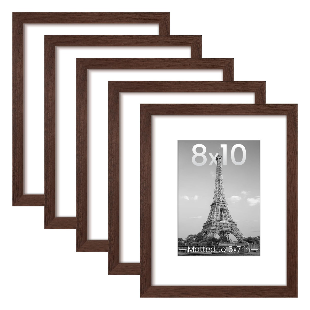 upsimples 11x14 Picture Frame, Gallery Wall Frames Set of 5, Gold