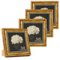 4x6 Picture Frame Set of 4 Vintage Bronze Gold for Tabletop & Wall