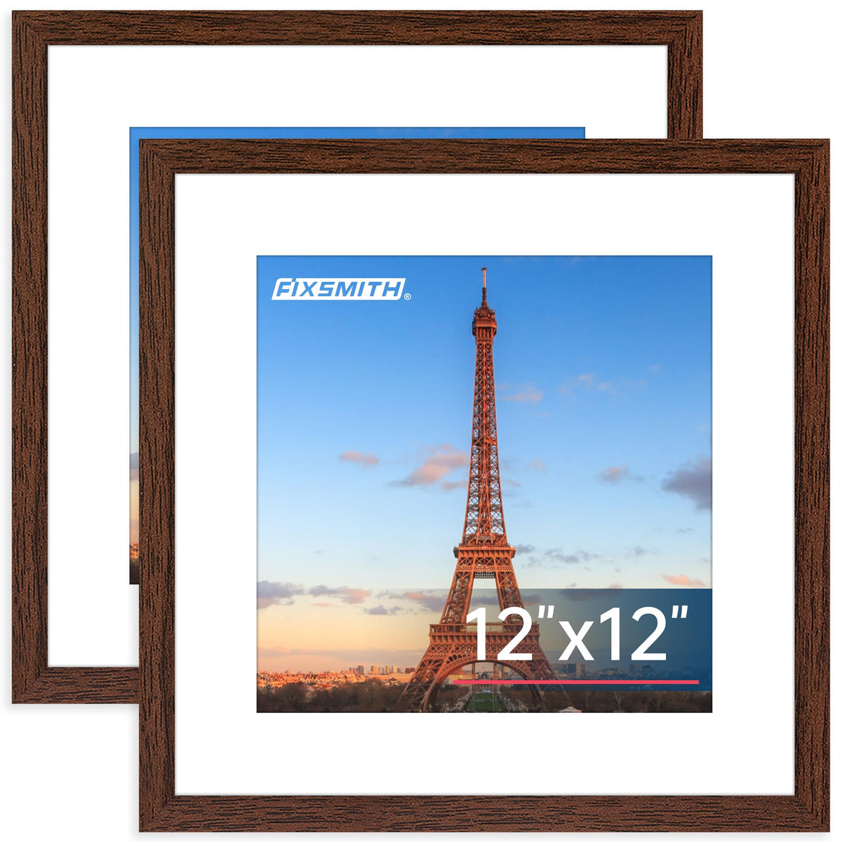 FIXSMITH 10 Pack Picture Frames Collage Wall Decor for Mounting or Tabletop Display, Gallery Wall Frame Set with Two 8x10 Black Frames, Four 5x7 Frames and Four 4x6 Frames, Multi-Pack Photo Frame Set