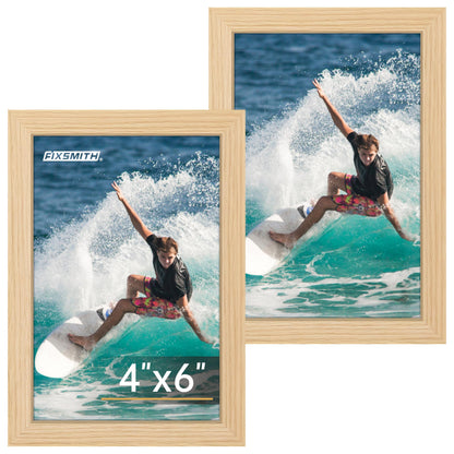 FIXSMITH 10 Pack Picture Frames Collage Wall Decor for Mounting or Tabletop Display, Gallery Wall Frame Set with Two 8x10 Black Frames, Four 5x7 Frames and Four 4x6 Frames, Multi-Pack Photo Frame Set