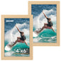 FIXSMITH 10 Pack Picture Frames Collage Wall Decor for Mounting or Tabletop Display, Gallery Wall Frame Set with Two 8x10 Black Frames, Four 5x7 Frames and Four 4x6 Frames, Multi-Pack Photo Frame Set
