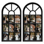 J.M.Deco Arched Collage Picture Frames Wall for Decor 9 Pieces 4 x 6 Photos