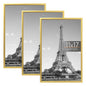 upsimples 16x24 Poster Frame, Easy Slide-In Assembly, Black, 3 Pack