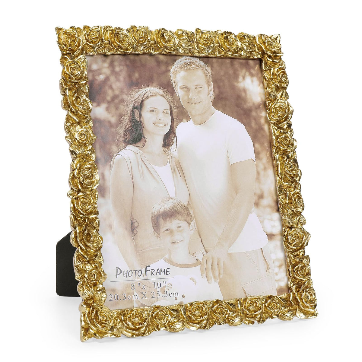 Cuspin 4x6 Vintage Picture Frame Gold Ornate Resin Arched Photo Frame
