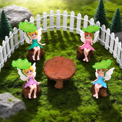 Fairy Garden Accessories 30Pcs Mini Fall Resin Figurines