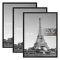 upsimples 16x24 Poster Frame, Easy Slide-In Assembly, Black, 3 Pack