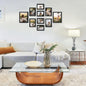 J.M.Deco Arched Collage Picture Frames Wall for Decor 9 Pieces 4 x 6 Photos