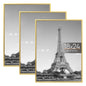 upsimples 16x24 Poster Frame, Easy Slide-In Assembly, Black, 3 Pack