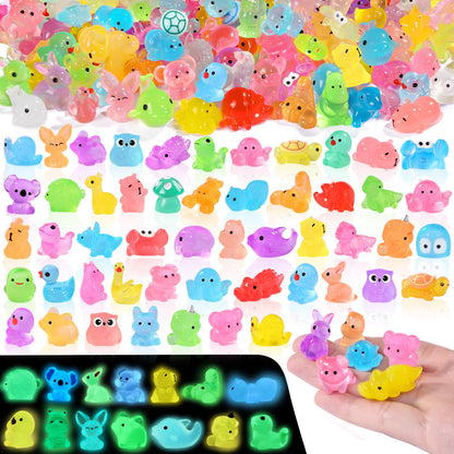 DIYDEC 40pcs Mini Resin Animal 40 Styles Tiny Resin Animals Miniature Little Small Animal Figures Bulk for Micro Fairy Garden Landscape Accessories Dollhouse Hide Crafts Decor Aquarium Toys