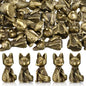 Civaner 24 Pcs Mini Sheep Figurines, Miniature Lamb, Mini Brass Figurines